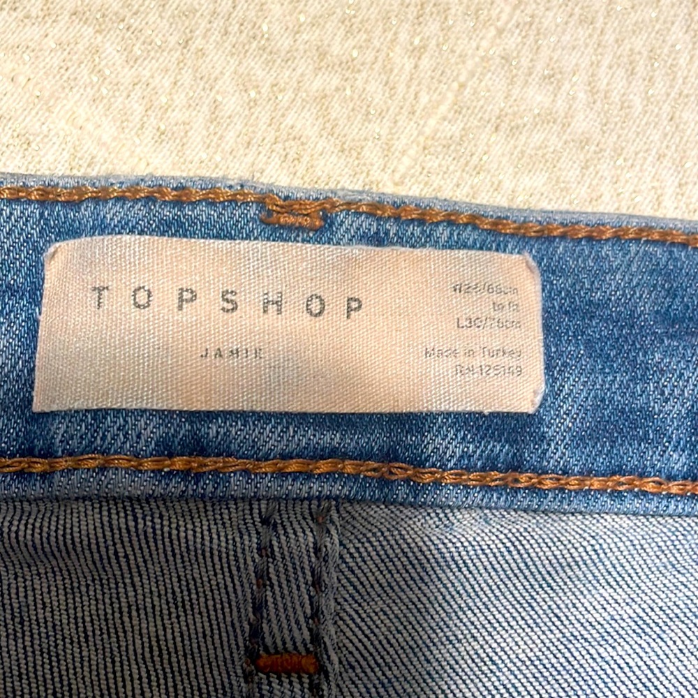 Super skinny ripped jeans